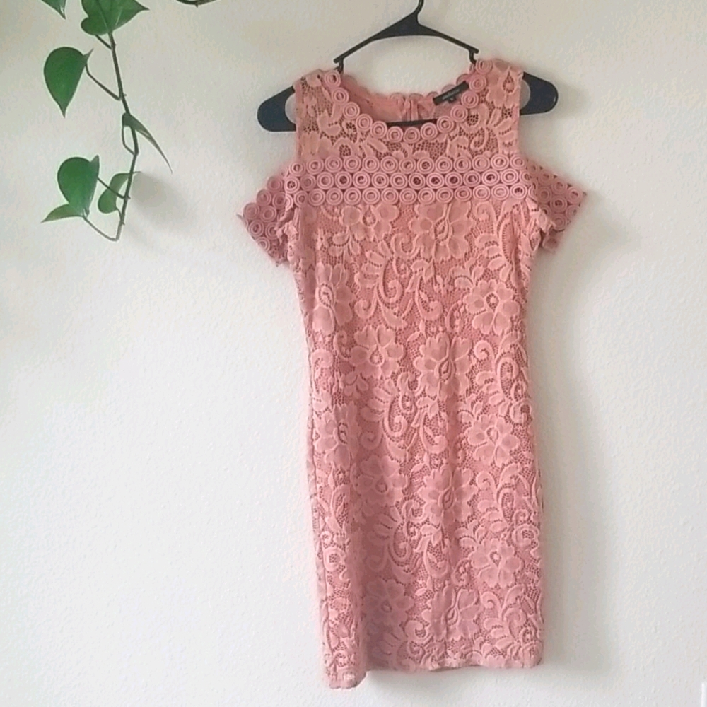 Pink cocktail dress